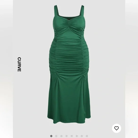 Cider Dresses | Green Cider Ruched Dress 2x | Color: Green | Size: 2x | Countryglamma's Closet Cider Dresses | Green Cider Ruched Dress 2x | Color: Green | Size: 2x | Countryglamma's Closet